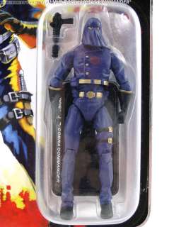 COBRA COMMANDER Leader GIJOE 25th Anniversary Foil Logo MOSC  