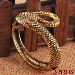 31286 key world a ntique copper plated golden color cobra snake animal 