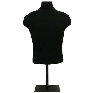 New Black Male Pinnable Dress Form Mannequin Table Top Model Fully 