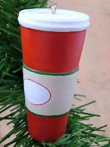 New Coffee Cappuccino Cup Mug Christmas Tree Ornament  