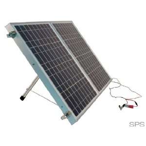  Folding 80W 12V Complete Solar Charging Kit Patio, Lawn & Garden