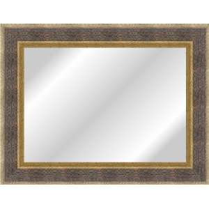    Mirror Frame Gold w/ Walnut Compo Panel 2 wide