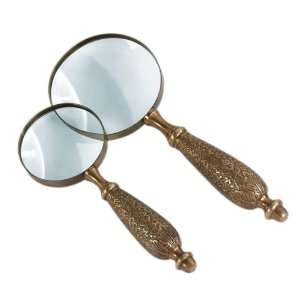  10 Magnifying Glass Brass Handle Qty One