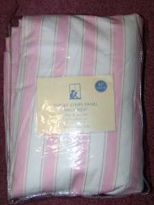 POTTERY BARN KIDS SHELBY STRIPE PANEL 84 PINK (5 available) PINCH 
