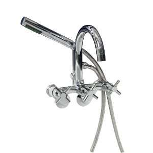   7082 MC Tub Cross Handle Faucet with Hand Shower