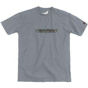  Troy Lee Designs Pistonbone T Shirt   Large/Grey 