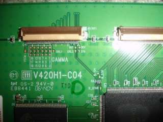 Sharp LC 42D62U LCD Controller pt#V420H1 C04 (SC)  