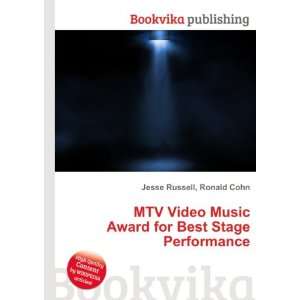  MTV Video Music Award for Best Stage Performance Ronald 