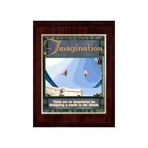  Imagination (Outdoors) 10 x 13 Plaque with 8 x 10 Gold 