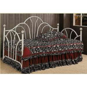   White Daybed Frame Metal Day Bed Link Spring