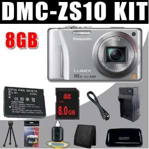  Panasonic Lumix DMC ZS10 14.1 MP Digital Camera with 16x 