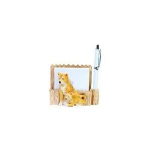  Shiba Inu Dog Note and Pen Holder 