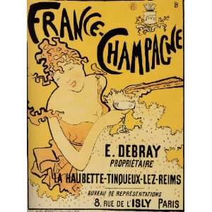  FRANCE CHAMPAGNE E. DEBRAY PARIS FRENCH SMALL VINTAGE 
