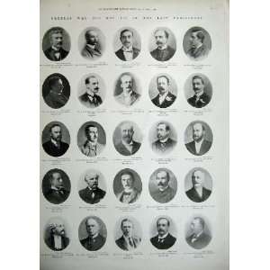 1900 Portrait Men Members Parliament Fuller Govan Smith 