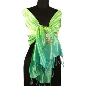  Silk shawl, Spring Green