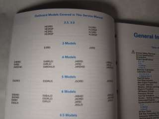 1991 Johnson Evinrude Outboard Service Manual 2.3 4 6 8  