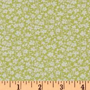   Picnic Calico Floral Lime Fabric By The Yard Arts, Crafts & Sewing