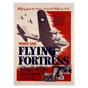  WWII, B17 Flying Fortress Giclee Poster Print, 44x60