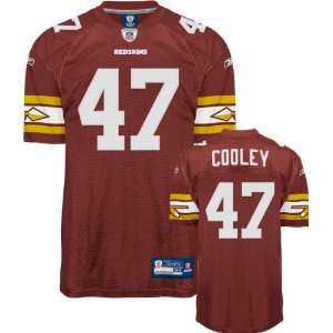 Chris Cooley Jersey Reebok Authentic Maroon #47 Washington Redskins 
