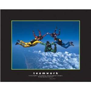  Teamwork Poster Print, 20x16