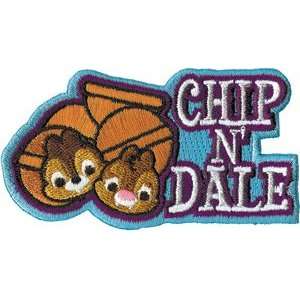  Disney Cuties Chip & Dale W/ Logo iron on Patch 