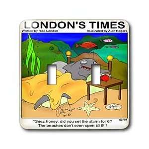  Londons Times Fish Fishing Deep Beneath Cartoons   Shark 