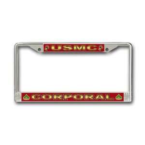  US Marine Corps Corporal License Plate Frame Everything 