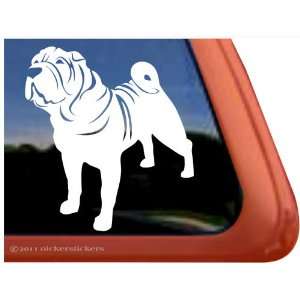  Shar Pei ~ High Quality Vinyl Dog Window Decal Automotive