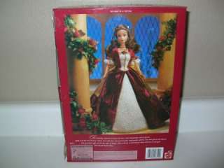 DISNEYS HOLIDAY PRINCESS BELLE DOLL. THIS IS NEW IN THE BOX BUT BOX 