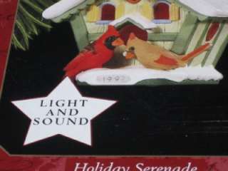   Keepsake Christmas Ornament 1997 Holiday Serenade Light & sound EUC