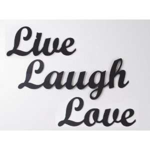   Love Steel Words Wrought Iron Home Decor Sign Steel
