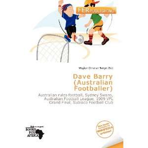   Australian Footballer) (9786200957511) Waylon Christian Terryn Books