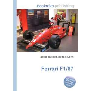  Ferrari F1/87 Ronald Cohn Jesse Russell Books