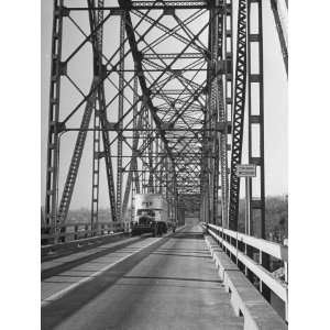  A Truck Crossing over the Bridge into Missouri 