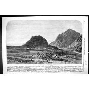  1867 Arrow Gold Fields Mining Otago New Zealand Mountains 