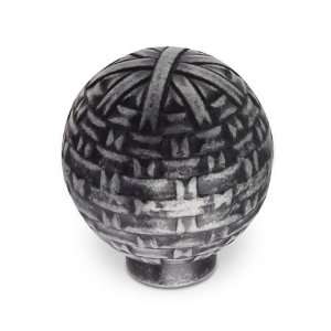 Country style expression   1 1/4 diameter wicker embossed ball knob i