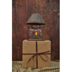   Bedside Candle Lantern Black Country Rustic Lighting
