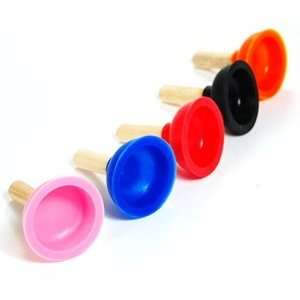  Bluecell 5 PCS Sucker Style Multi Color Mini Plunger Stand 