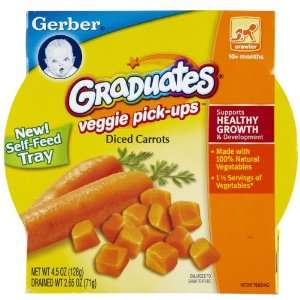 Gerber Graduates Veggie Pick Ups   Diced Carrots   8 pk   