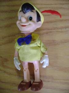 Vintage Ca. 1960s Dakin Pinocchio Doll Walt Disney Productions  