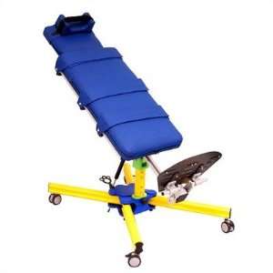    up Multi position Pediatric Frame with Headrest in Blue and Yellow