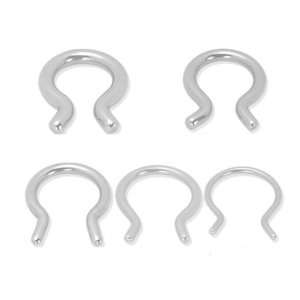  12G Steel Septum Retainer   Sold Individually Jewelry
