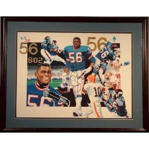 Lawrence Taylor Autographed Limited Edition Litho  Sports 