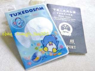 Sanrio Tuxedosam Penguin Cash Book Travel Ticket Passport Card Holder 
