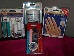 Acrylic Nail Sculpting Kits, French manicures/pedicures, polishes 