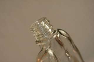 Figural HAND Glass Bottle Clear Screw Top  