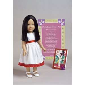 Vanange Luz Philipina doll with her story book and self esteem poster