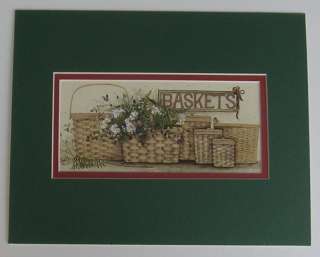  Prints Art 3 Longaberger Matted Country Picture Print Art  
