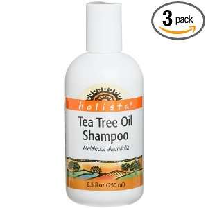  Holista Tea Tree Oil Shampoo, 8.5 Ounce Bottle (Pack of 3 