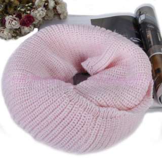 Women Knit Neck Circle Cowl Scarf Shawl Wrap Warmer New  